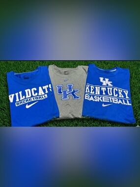 Nike Kentucky Wildcats Basketball Dri-FIT Shirts Mens XL 3-Pack